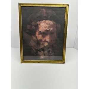 Vintage Art Deco Brass Frame 8"x10" Stamped Design Corner Detail with Patina